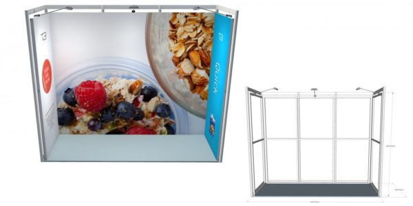 3×1 Stand Size: L:3000 x W:1000 x H:2360.5 SSK15