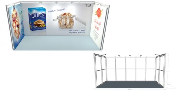 5×2 Stand Size: L:5000 x W:2000 x H:2360.5mm SSK21